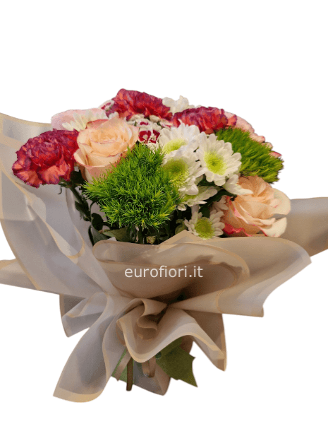 Bouquet con riserva di acqua